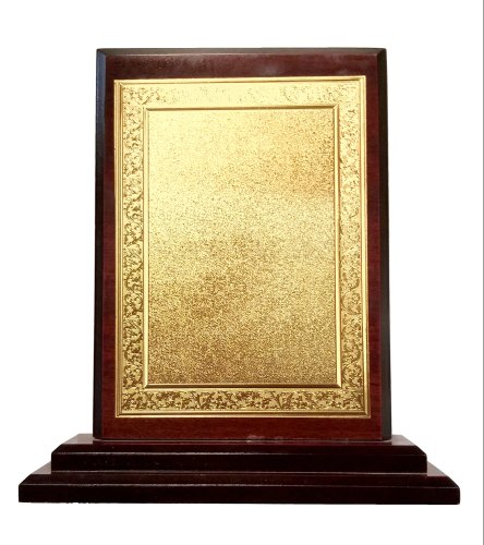 Gold Coated Wooden Momento, Feature : Fine Finishing, Light Weight