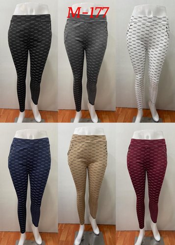 Printed Linen Ladies Imported Pants, Size : XL, XXL