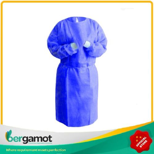 Plain Non-woven B0704 Isolation Gown Free size