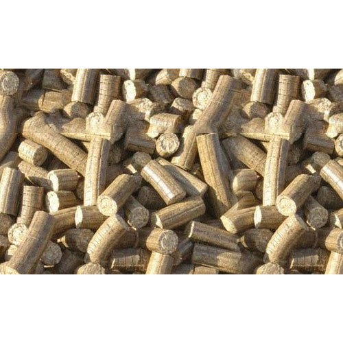 Groundnut Shells Organic Biomass Briquettes, Moisture : 10 %