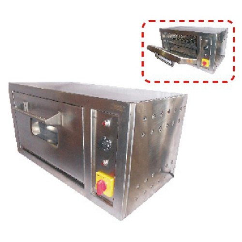 Stainless Steel Pizza Oven, Capacity : 4 To 16 Bread Customized