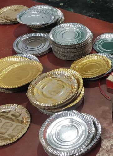 Round Paper Plates, For Event, Nasta, Party, Snacks, Size : Multisizes