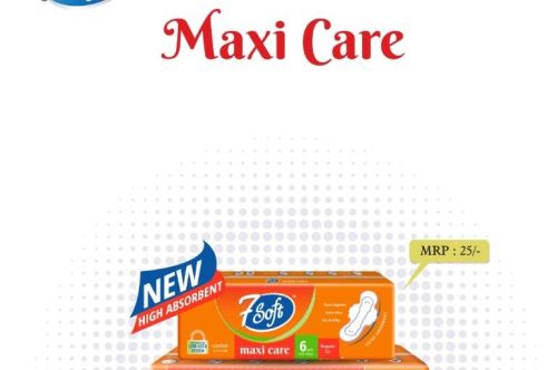 7soft Sanitary Pad Maxi Care L, Length : 235mm