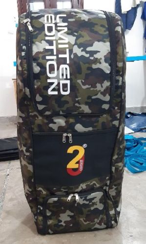 Plain Artificial Leather Cricket Kit Bag, Style : Custom Designs