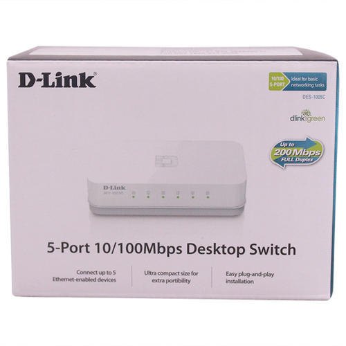 White Desktop Network Switch