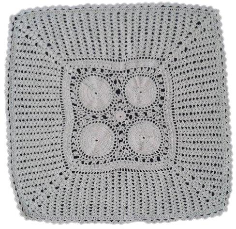 Plain Cotton Crochet Motifs, Shape : Square