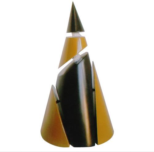 DSW Dissectible Wooden Cone, Color : Yellow Black