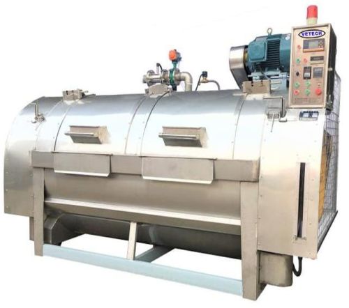 GARMENT DYEING WASHING MACHINE 200 KG, For Textiles, Color : White