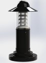 Matador Aluminum Glass LED Bollard Light, Lighting Color : Cool White