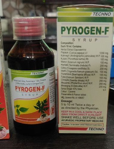 Pyrogen F Syrup - Improves Platelets