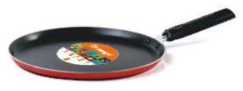 Orange Round Non Stick Dosa Tawa, Pattern : Plain