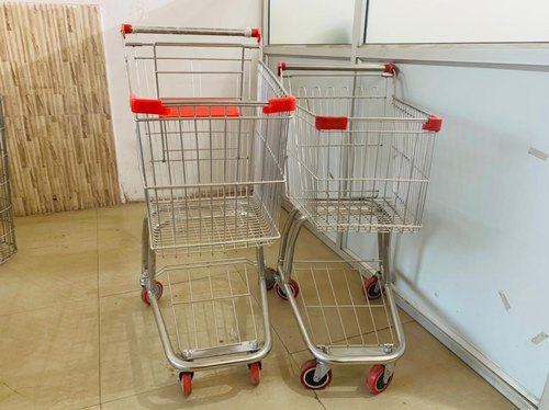 Mild Steel Supermarket Shopping Trolley