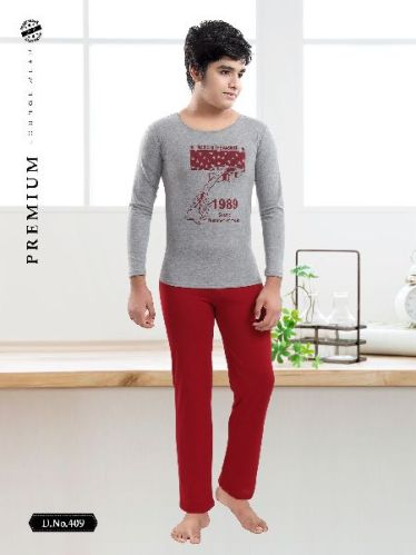 Kids Boys Full Sleeves Night Dress, Feature : Anti-Wrinkle, Comfortable, Easily Washable, Skin Friendly