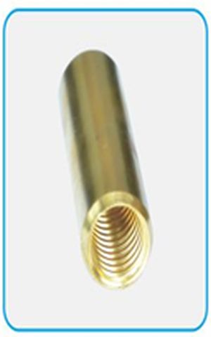 Polished Metal Round Coupler, Color : Golden