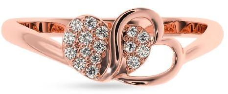 Certified Diamond Gold Ring For Ladies On This Valentines