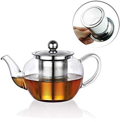 Glass Tea Kettle, Color : Transparent