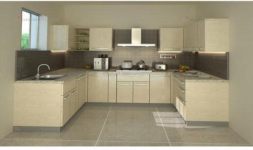 U Shaped Modular Kitchen