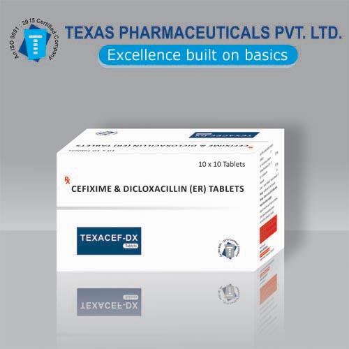 TEXACEF- DX Cefixime And DICLOXACILLIN Tablets