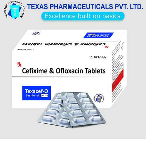 TEXACEF-O Cefixime And Ofloxacin Tablets