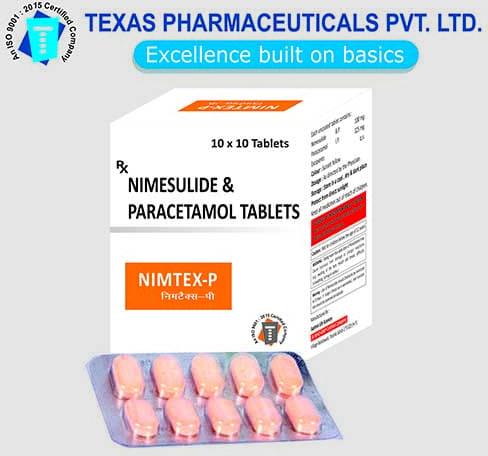 Nimesulide And Paracetamol Tablets