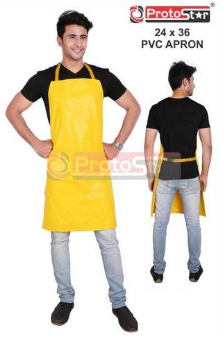 Protostar Plain PVC Apron, Size : Free Size