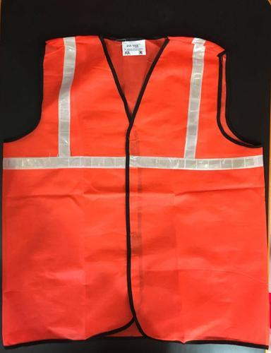 Karam Plain Polyester Safety Jacket, For Construction
