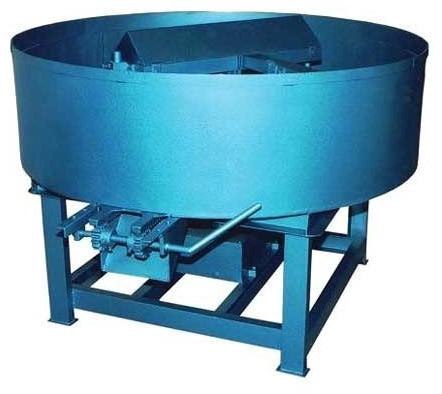 Powertek Semi Automatic Industrial Pan Mixer, For Construction Use