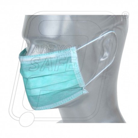 3 PLY NON WOVEN MASK, Color : Green