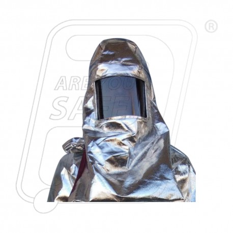 Polycarbonate ALUMINIZED HOOD, Color : Silvery White