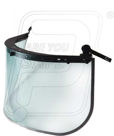 Poly Carbonate FACE SHIELD CLEAR, Size : 8' X 15.5'