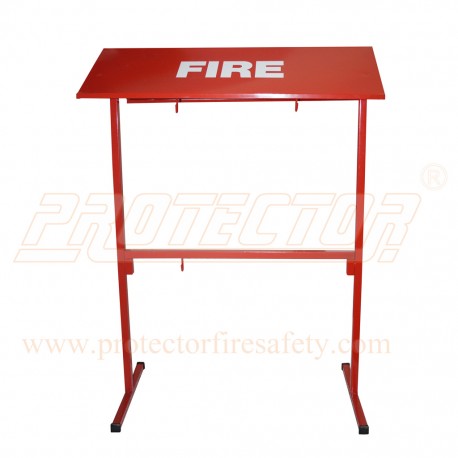 FIRE BUCKET STAND, Packaging Type : Red