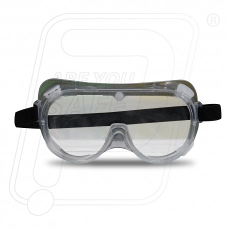 GOGGLES CHEMICAL SPLASH, Color : White Transparent