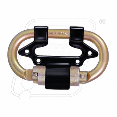 Karam Made From Alloy Steel TWIN SRL CONNECTOR, Color : Zink Plated With Yellow.