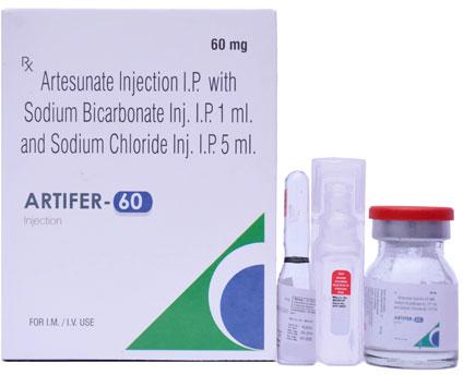 Artesunate Injections, Brand Name : ARTIFER