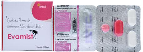Combikit Of Fluconazole, Azithromycin and Secnidazole Tablets
