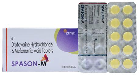 Drotaverine Hydrochloride and Mefenamic Acid Tablets