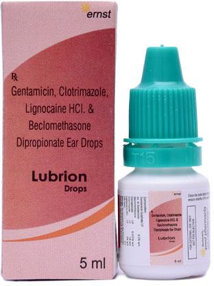 Gentamicin, Clotrimazole, Lignocaine HCL and Beclomethasone Dipropionate Ear Drops
