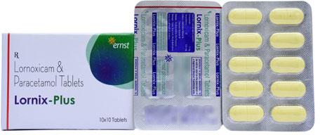 Lornoxicam And Paracetamol Tablets