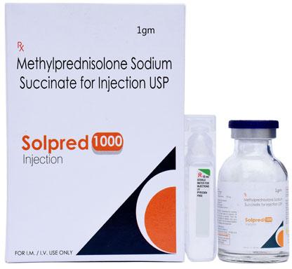 SOLPRED 1000 Methylprednisolone Sodium Succinate Injection