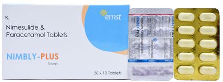 NIMBLY PLUS Nimesulide And Paracetamol Tablets