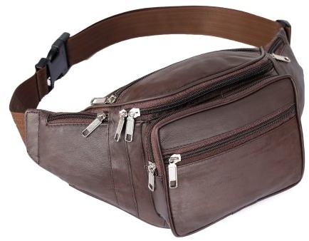 Leather Fanny Pack, Gender : Unisex