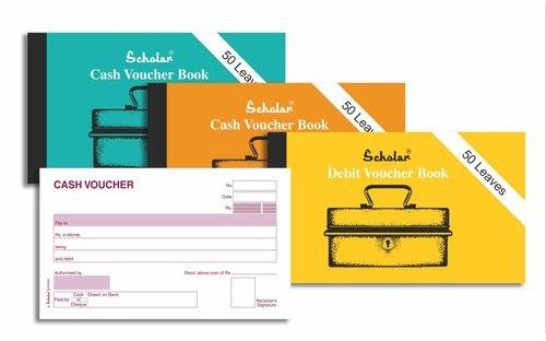 Cash Debit Voucher Book, Size : 193mm X 112mm