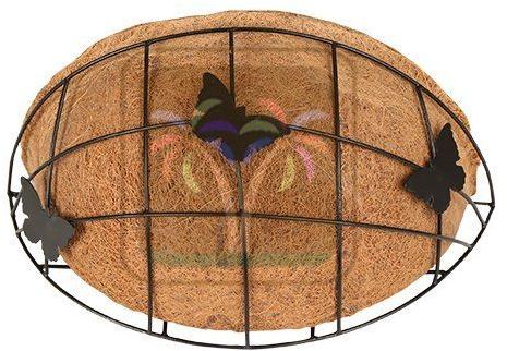 Srivari Coco Wall Basket, Shape : Round