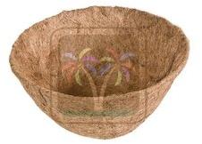 Coco Fiber Coir Round Basket, Color : Brown