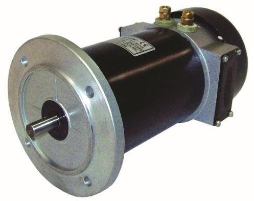 Fricon Systems Polished Carbon Steel Flange Mounted PMDC Motor, Packaging Type : Wooden Box