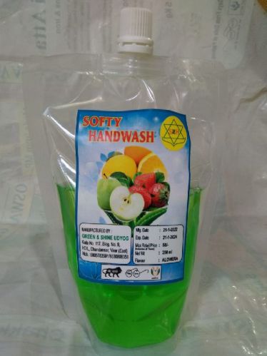 Aloe Vera Pouch Hand Wash, Form : Liquid