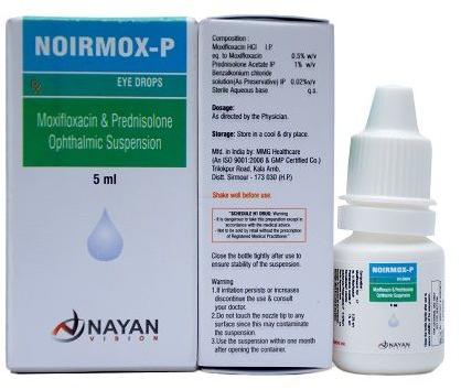 NOIRMOX-P MOXIFLOXACIN PREDNISOLONE EYE DROP