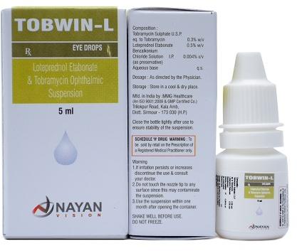 TOBWIN-L TOBRAMYCIN LOTEPREDNOL EYE DROP