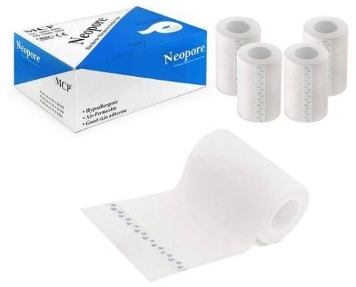 Non Woven 3 Inch Surgical Tape, For Hospital, Design : Plain