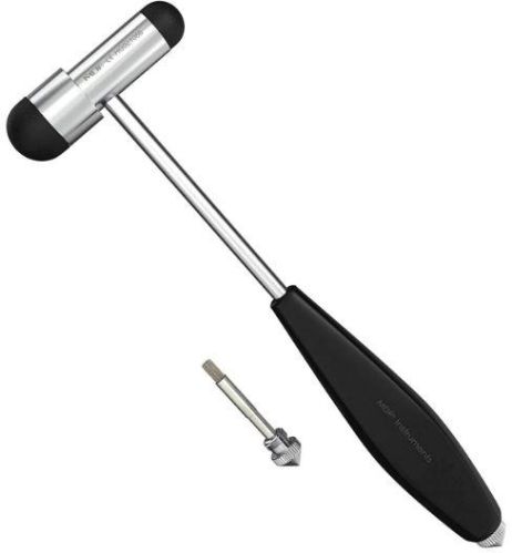 Steel Polished Neurological Reflex Hammer, Feature : Durable, Fully Heat-treated, Magnetic Nail Start